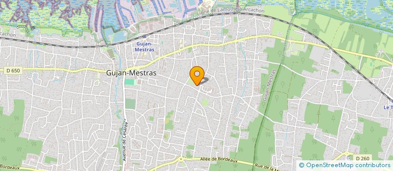 localisation de l'entreprise SCI ROMIKA  GUJAN-MESTRAS