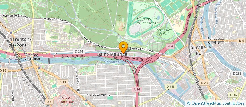 localisation de l'entreprise SCI ROMILAMEO à SAINT-MAURICE