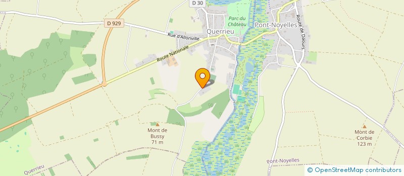 localisation de l'entreprise SCI ROMILIE  QUERRIEU