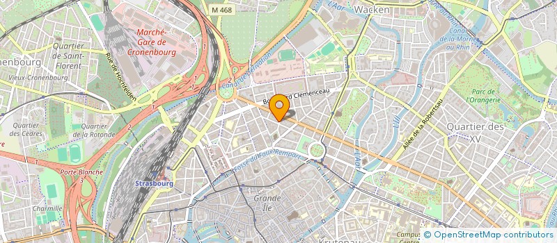 localisation de l'entreprise SCI ROMILLE  STRASBOURG