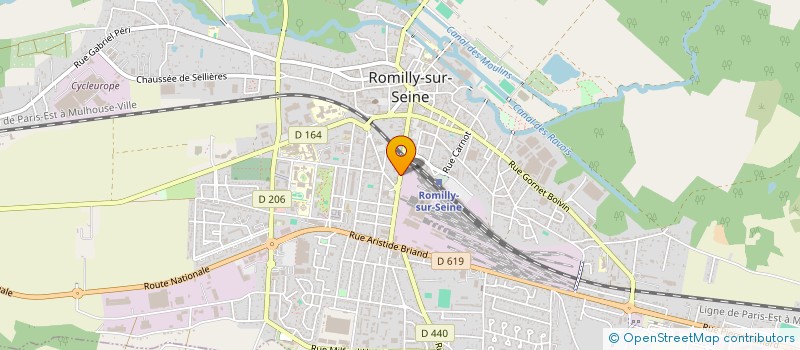 localisation de l'entreprise SCI ROMILLONNE ET REMOISE à ROMILLY-SUR-SEINE