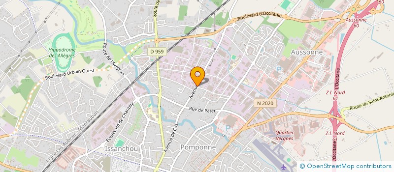 localisation de l'entreprise SCI ROMIMO  MONTAUBAN