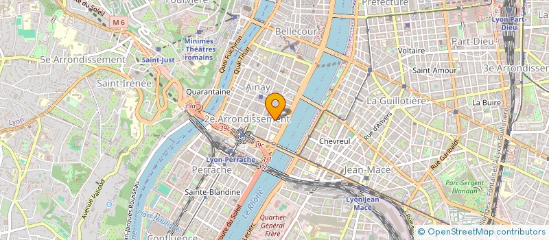 localisation de l'entreprise SCI ROMIN  LYON