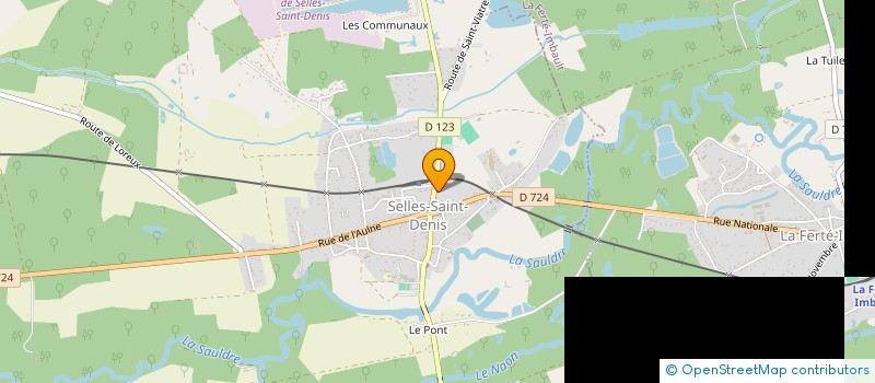 localisation de l'entreprise SCI ROMINI  SELLES-SAINT-DENIS