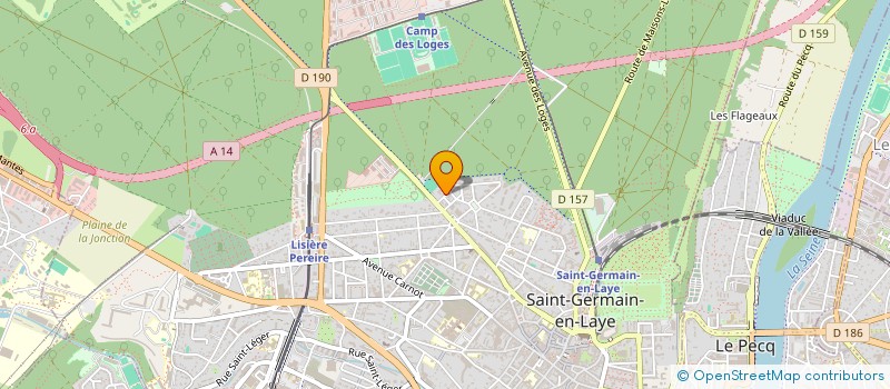 localisation de l'entreprise SCI ROMMA  SAINT-GERMAIN-EN-LAYE