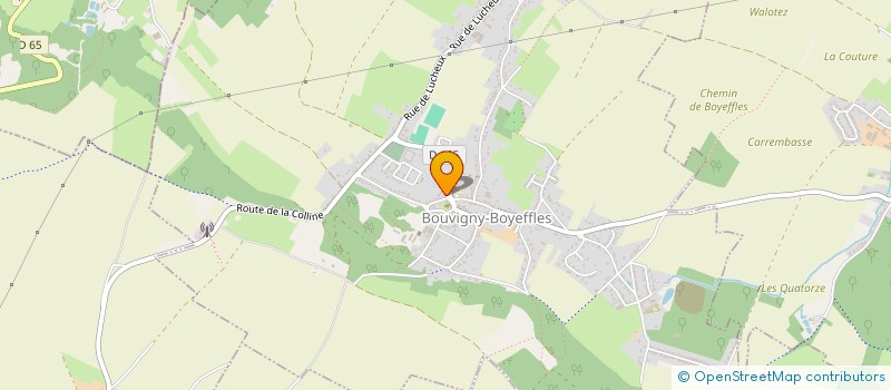 localisation de l'entreprise SCI ROMMENS  BOUVIGNY-BOYEFFLES