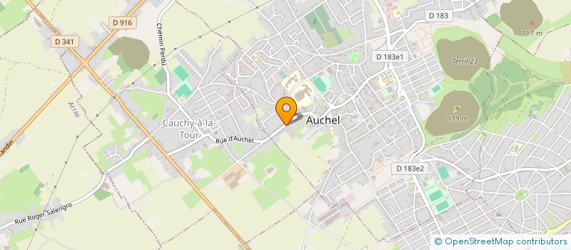 localisation de l'entreprise SCI ROMMIE  AUCHEL