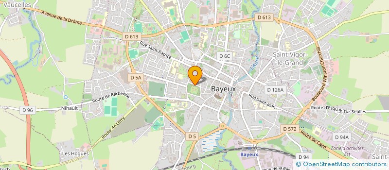 localisation de l'entreprise SCI ROMOBRIVA  BAYEUX