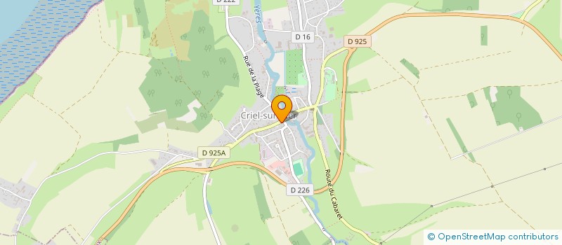 localisation de l'entreprise SCI ROMOLIV  CRIEL-SUR-MER