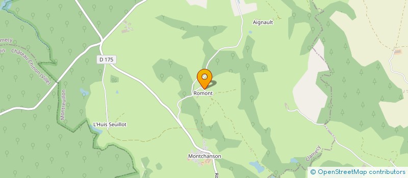 localisation de l'entreprise SCI ROMONT  MONTREUILLON
