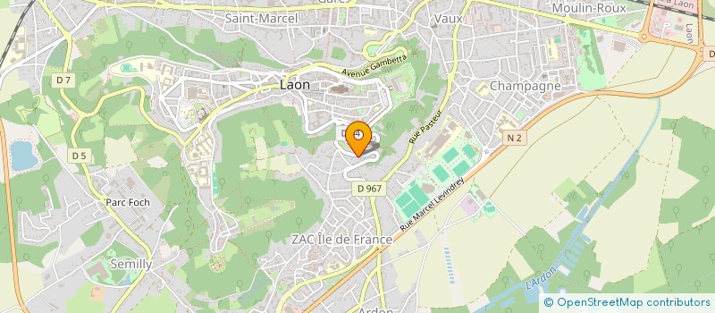 localisation de l'entreprise SCI ROMORANTIN 2004 à LAON