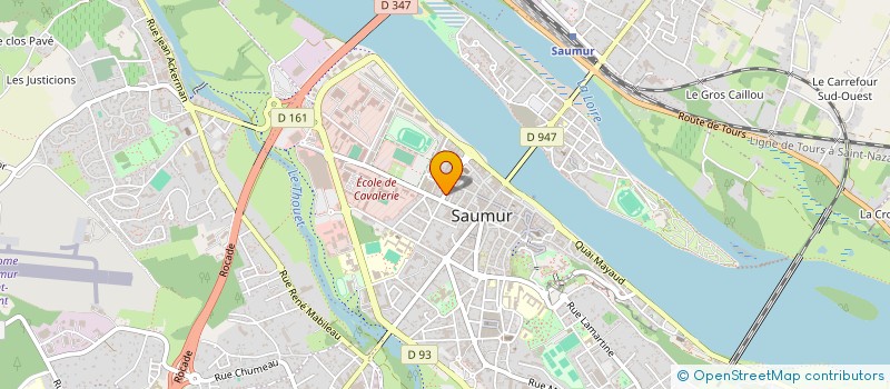 localisation de l'entreprise SCI ROMUGERA  SAUMUR