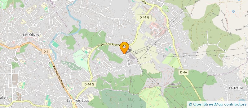 localisation de l'entreprise SCI ROMY  ALLAUCH