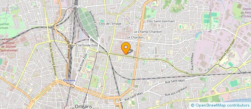 localisation de l'entreprise SCI ROMY à ORLEANS