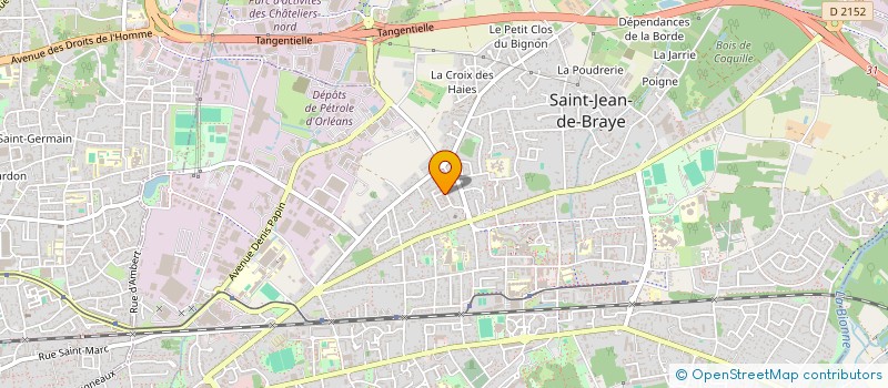localisation de l'entreprise SCI ROMY à SAINT-JEAN-DE-BRAYE