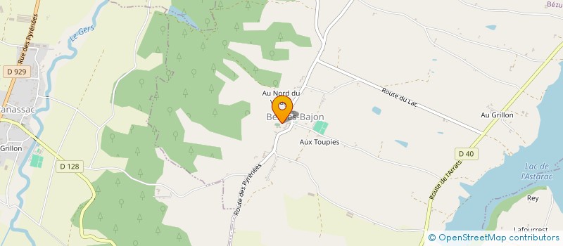 localisation de l'entreprise SCI ROMY  LALANNE-ARQUE