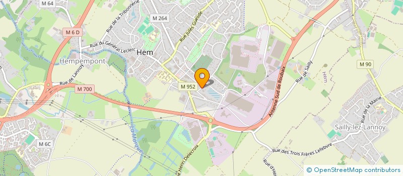 localisation de l'entreprise SCI ROMY  HEM