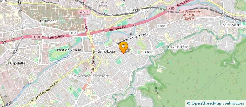 localisation de l'entreprise SCI ROMY à MARSEILLE