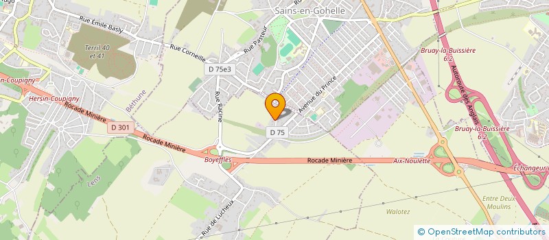 localisation de l'entreprise SCI ROMY  BOUVIGNY-BOYEFFLES