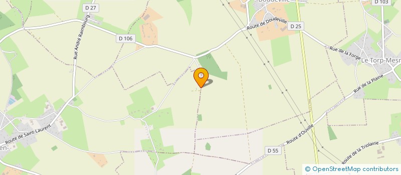 localisation de l'entreprise SCI ROMY  BERVILLE-EN-CAUX