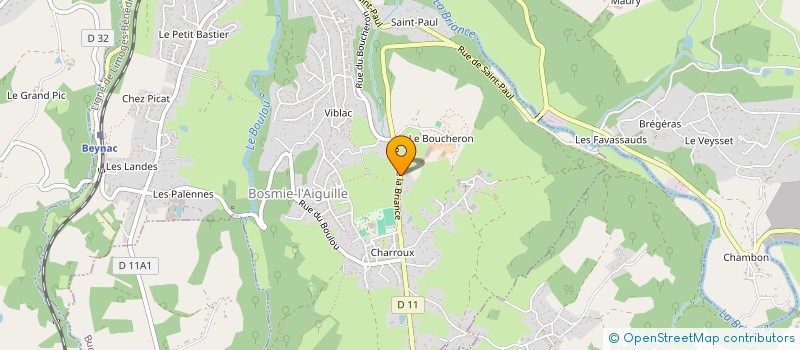 localisation de l'entreprise SCI ROMY  BOSMIE-L'AIGUILLE