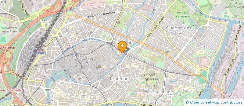 localisation de l'entreprise SCI ROMY  STRASBOURG