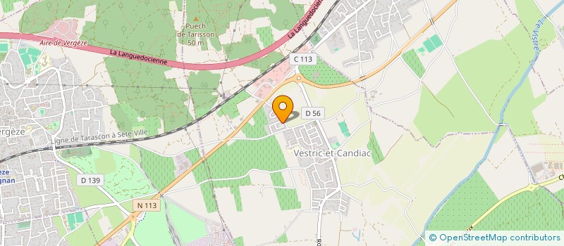 localisation de l'entreprise SCI ROMY  VESTRIC-ET-CANDIAC