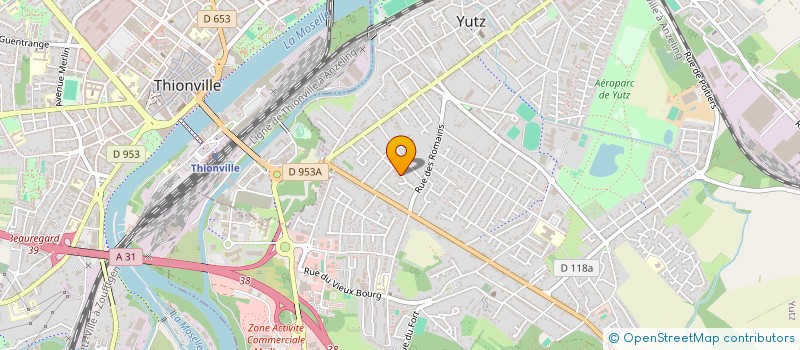 localisation de l'entreprise SCI ROMY-CHLOE  YUTZ