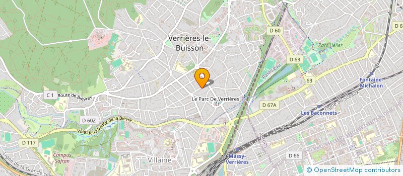 localisation de l'entreprise SCI ROMY CS à VERRIERES-LE-BUISSON