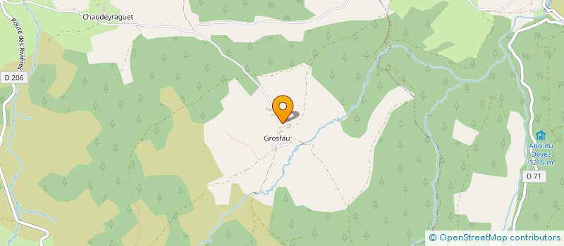 localisation de l'entreprise SCI ROMYCK  CHAUDEYRAC