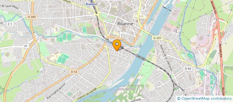 localisation de l'entreprise SCI ROMYCLE  MABLY