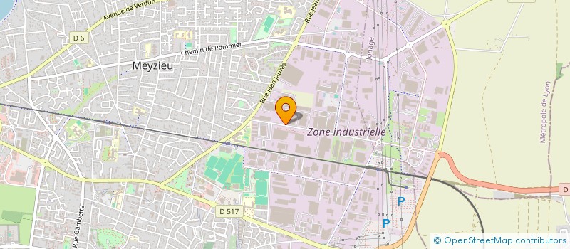 localisation de l'entreprise SCI RON 18  MEYZIEU