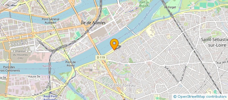 localisation de l'entreprise SCI RONA LA CHAUME  NANTES