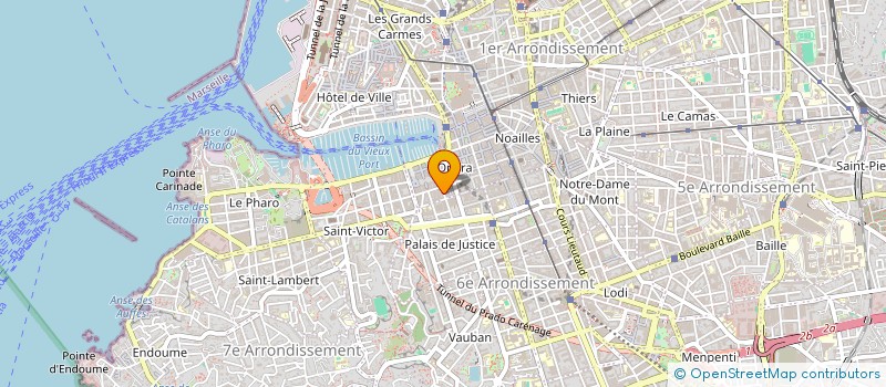 localisation de l'entreprise SCI RONADI à MARSEILLE