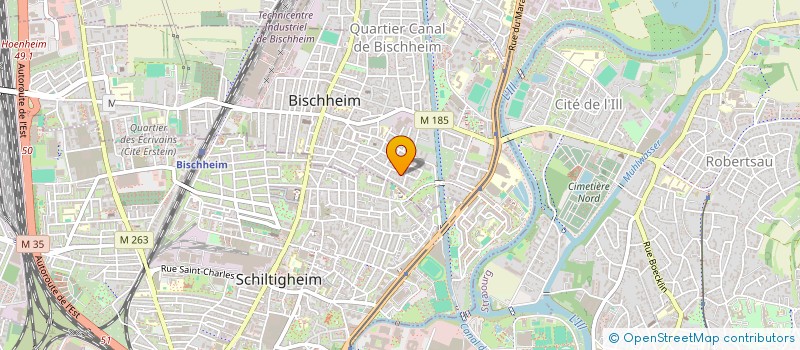 localisation de l'entreprise SCI RONALDINO  BISCHHEIM