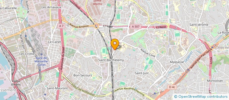 localisation de l'entreprise SCI RONALDO AS à MARSEILLE