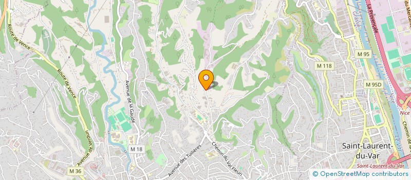 localisation de l'entreprise SCI RONAN à CAGNES-SUR-MER