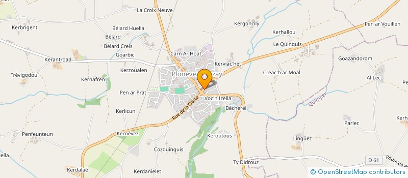 localisation de l'entreprise SCI RONAN  PLONEVEZ-PORZAY