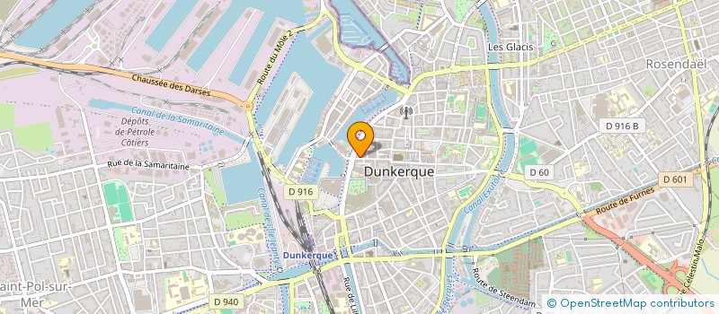 localisation de l'entreprise SCI RONARC'H à DUNKERQUE