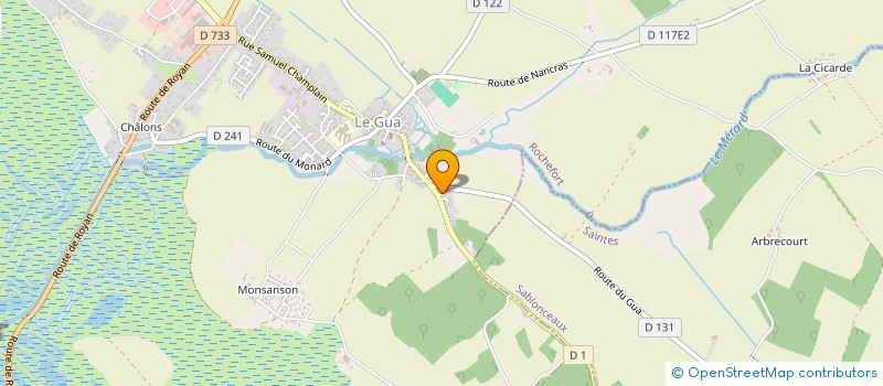 localisation de l'entreprise SCI RONCADA  LE GUA