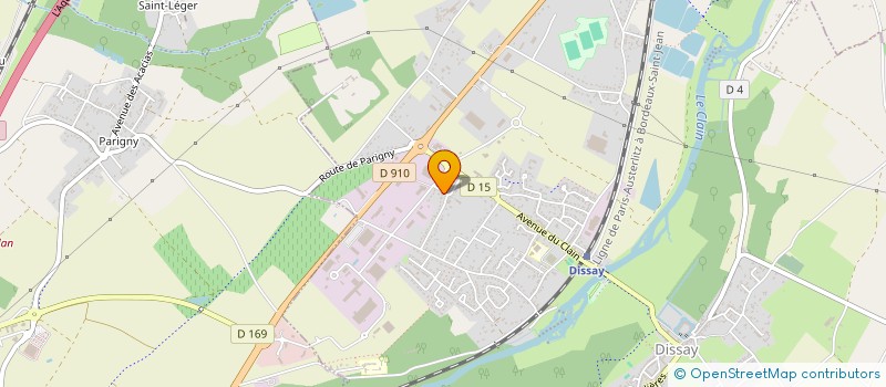 localisation de l'entreprise SCI RONCE HOLIDAYS à DISSAY