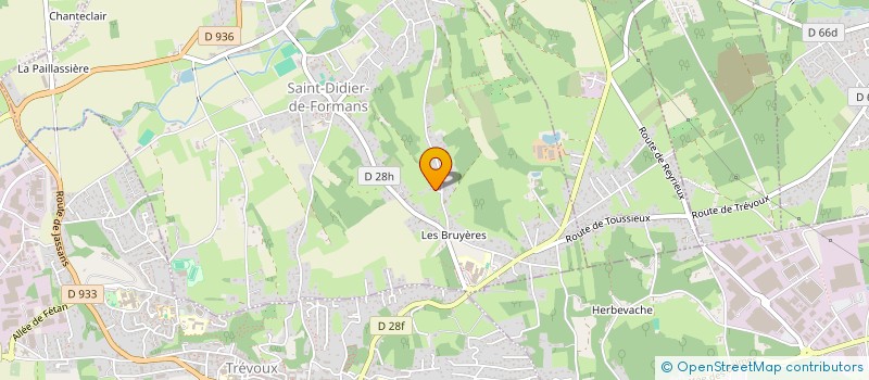 localisation de l'entreprise SCI RONCHEVEUX  SAINT-DIDIER-DE-FORMANS