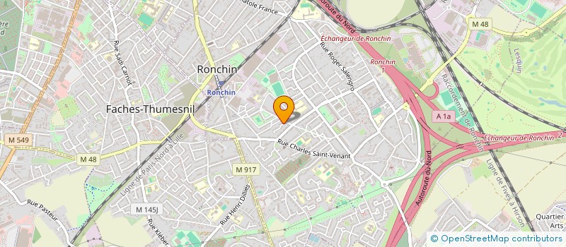 localisation de l'entreprise SCI RONCHIN  RONCHIN