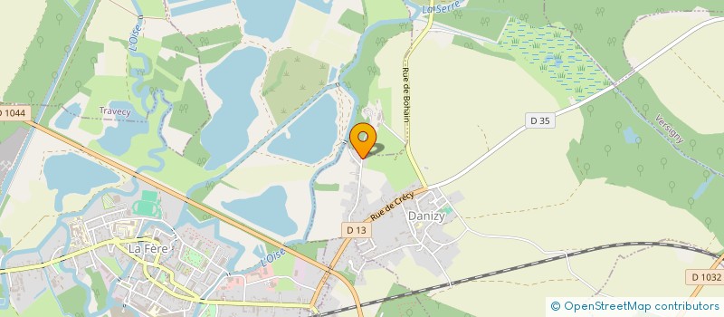 localisation de l'entreprise SCI ROND BUISSON  DANIZY