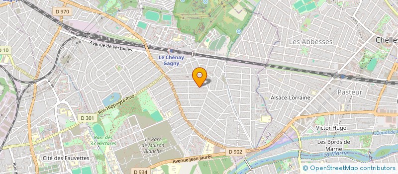 localisation de l'entreprise SCI ROND-POINT à GAGNY