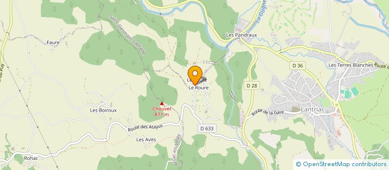 localisation de l'entreprise SCI  ROND POINT DE CORSAC  SAINT-GERMAIN-LAPRADE