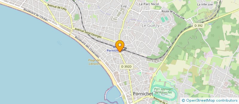 localisation de l'entreprise SCI ROND POINT DE SAUTRON  PORNICHET