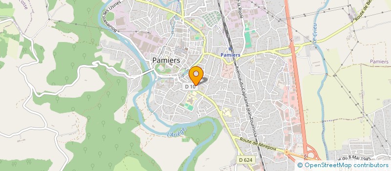 localisation de l'entreprise SCI ROND POINT DU CHALONGE à PAMIERS