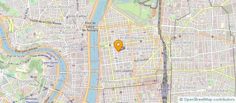 localisation de l'entreprise SCI ROND POINT RILLIEUX 2006  LYON