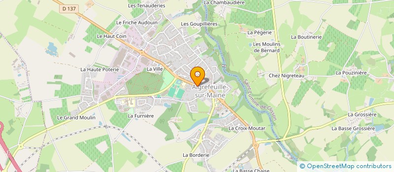 localisation de l'entreprise SCI RONDEAU  AIGREFEUILLE-SUR-MAINE